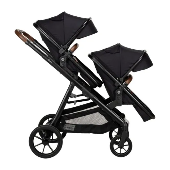 Qute Q-Twin Duowagen - Jeans Clay