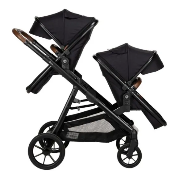 Qute Q-Twin Duowagen - Jeans Clay