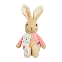 Rainbow Designs Knuffel - Flopsy Konijn - Roze Jasje - 26 cm