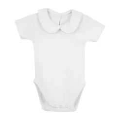 Rapife Romper Korte Mouw Met Kraag White Mt. 50