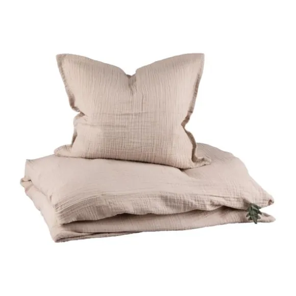 Sebra Dekbedovertrek - Seabreeze Beige - 100 x 70 cm