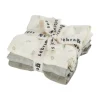 Sebra Hydrofiele Doeken Set - Sophora Leaves Mist Green - 3 Stuks
