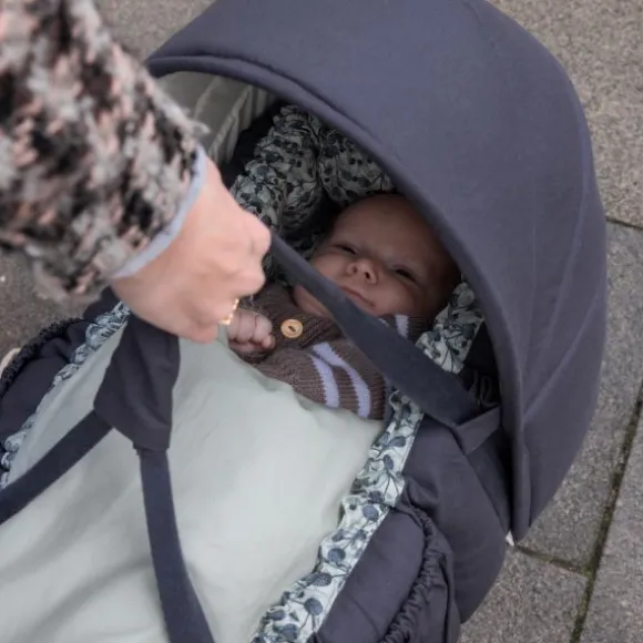 Sebra Kap Voor 3-in-1 Babynest - Dark Olive