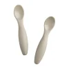 Sebra Siliconen Lepelset - 2 Stuks - Jetty Beige