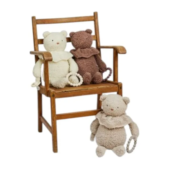 Smallstuff Activity Bear - Bouclé Merino Wool - Off White