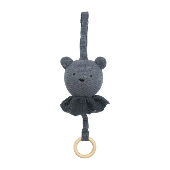 Smallstuff Bear Muziekmobiel Denim / Dark Denim