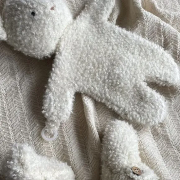 Smallstuff Knuffeldoekje - Bouclé Merino Wool - Off White