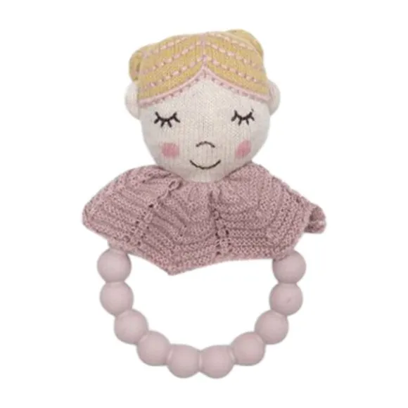 Smallstuff Rammelaar Doll Met Bijtring Powder