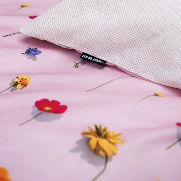 Snurk Bloom Dekbedovertrek – 140 x 200/220 cm – Pink