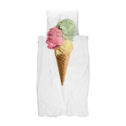 Snurk Ice Cream Dekbedovertrek - 140 x 200 / 220 cm