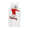 Snurk Soccer Champ Dekbedovertrek Red 140 x 200/220 cm