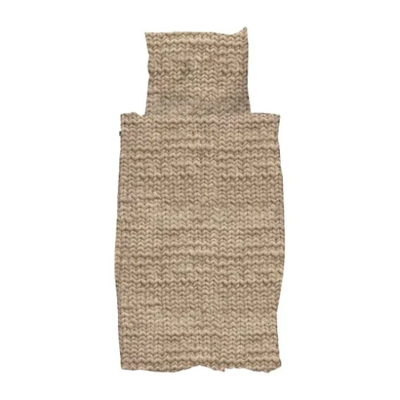 Snurk Twirre Dekbedovertrek - 140 x 200/220 cm - Sand