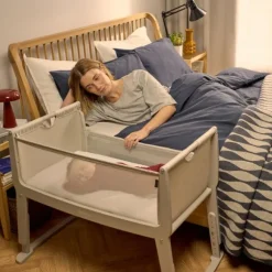 SnuzPod Studio Co-sleeper - London Navy