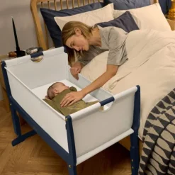 SnuzPod Studio Co-sleeper - London Navy