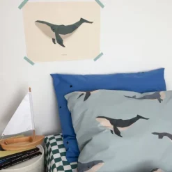 Studio Ditte Dekbedovertrek - Walvis - Junior 120 x 150 Cm