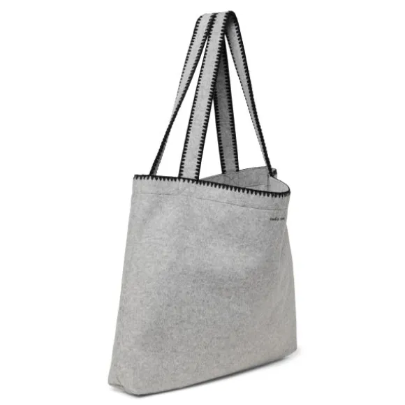 Studio Noos Wool Look Mom Bag - Grey