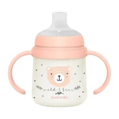 Suavinex Wild & Free Beker Met Handvaten - 150ml - 6Mnd+ - Blauw