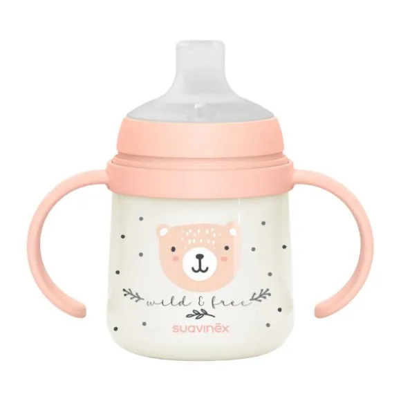 Suavinex Wild & Free Beker Met Handvaten - 150ml - 6Mnd+ - Blauw