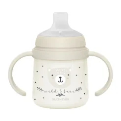 Suavinex Wild & Free Beker Met Handvaten - 150ml - 6Mnd+ - Blauw