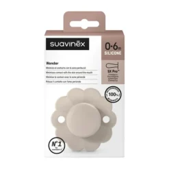 Suavinex Wonder SX Pro Fopspeen Symmetrisch - 0-6Mnd - Silicone - Illusion Blue