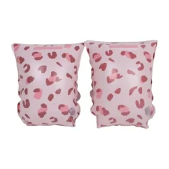 Swim Essentials Leopard Zwembandjes Rose Gold 0-24 Mnd