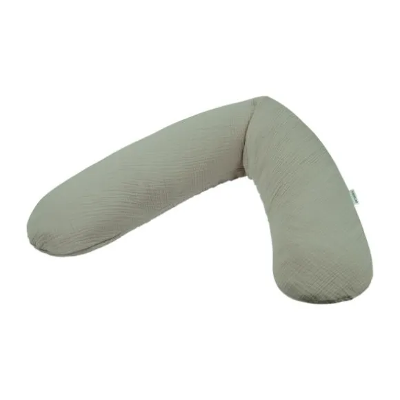 Theraline - Voedingskussen Met Hoes - Muslin - Taupe