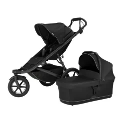 Thule Urban Glide 3 Kinderwagen 3-in-1 - Mist Green | Thule Maple Autostoeltje - Black | Autostoel Adapters
