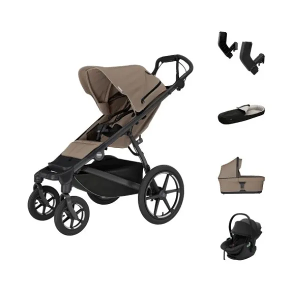 Thule Urban Glide 4 Kinderwagen 3-in-1 - Basis Bundel - Beige
