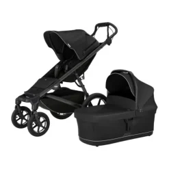 Thule Urban Glide 4 Kinderwagen 2-in-1 - Beige | Thule Maple Autostoeltje | Thule Alfi Isofix Base