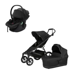 Thule Urban Glide 4 Kinderwagen 3-in-1 - Black | Thule Maple Autostoeltje - Black