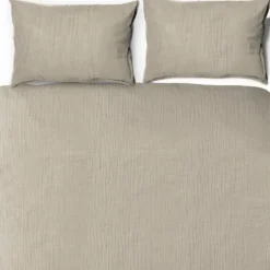 Town & Country Mousseline Dekbedovertrek - 200 x 220 cm - Zand