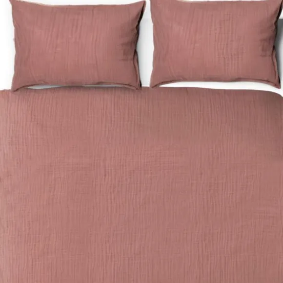 Town & Country Mousseline Dekbedovertrek - 200 x 220 cm - Zand