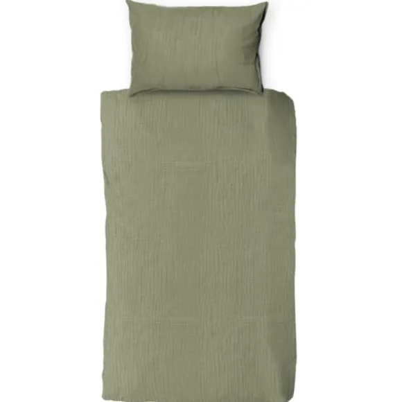 Town & Country Mousseline Dekbedovertrek - 140 x 220 cm - Zand