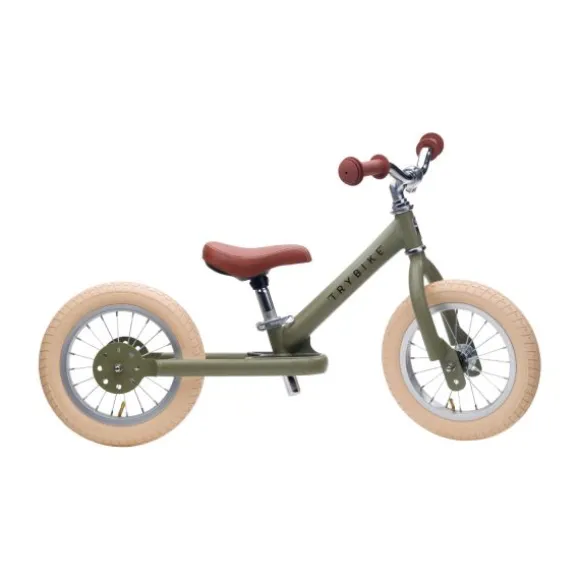 Trybike Steel Vintage Loopfiets - Red Matt