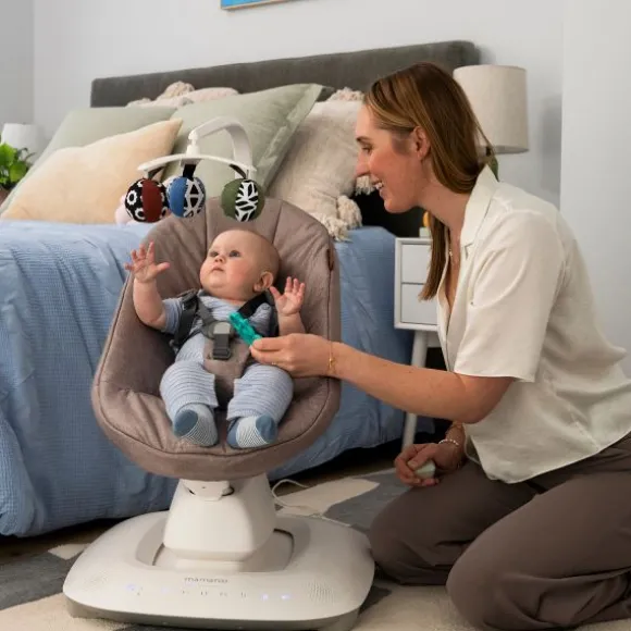 UPPAbaby Babyswing - Mamaroo - Charlie - Sand Mélange