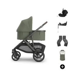 UPPAbaby VISTA V3 Kinderwagen Bundel - Evelyn | Dubatti by Römer Babysafe Pro Autostoeltje | Dubatti by Römer Vario Base 5Z