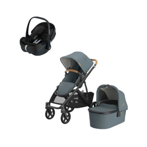 UPPAbaby VISTA V3 Kinderwagen 3-in-1 - Theo | Joolz X Maxi-Cosi Pebble 360 Pro 2 Autostoeltje
