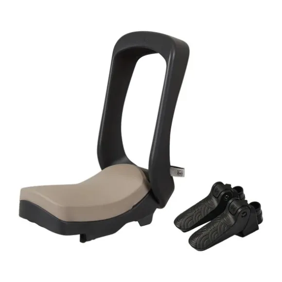 Urban Iki Junior Fietsstoeltje - Suzume Grey/Bincho Black - Zonder Montagekader