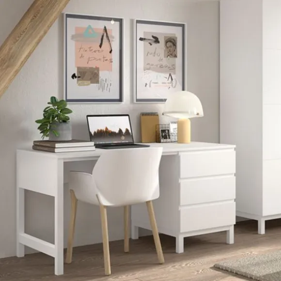 Vipack Bureau - Eva - Wit