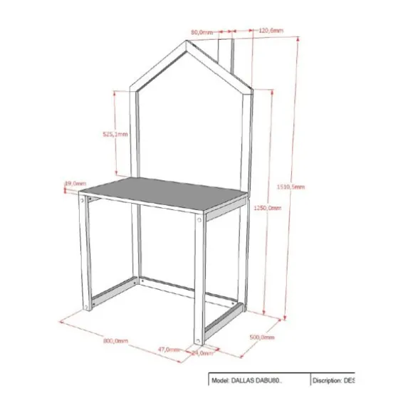 Vipack Dallas Bureau - Antraciet