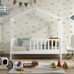 Vipack Dallas Juniorbed – 70 x 140 cm – Wit