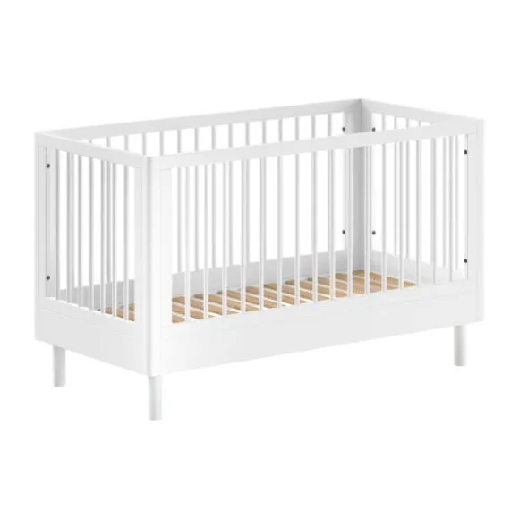 Vipack Forrest Babybed Met Ombouw - 70 x 140 cm - Beuk Wit