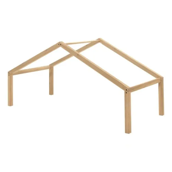 Vipack Forrest Dakbenen Kajuitbed - Beuk Wit