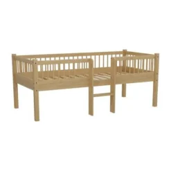 Vipack Forrest Semi - Halfhoogslaper Met Ladder 90x200 cm – Eik