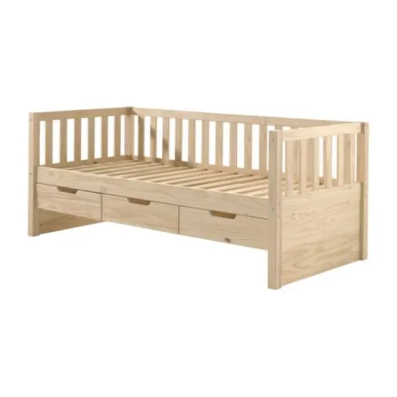 Vipack Fritz Kajuitbed Met Laden Milky Pine 90 x 200 cm