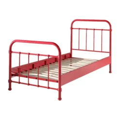 Vipack New York Bed Metaal Geel 90 x 200 cm