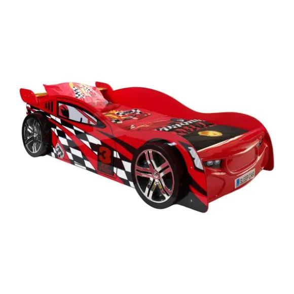 Vipack Night Speeder Autobed Rood 90 x 200 cm