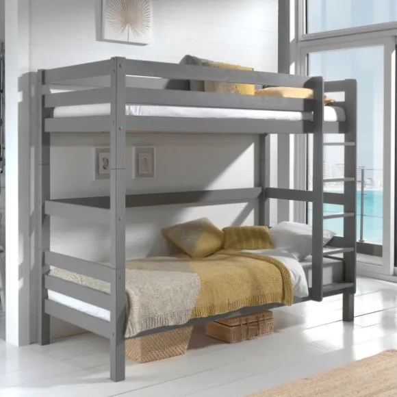 Vipack Pino Stapelbed Grijs 180 Cm