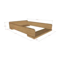 Vipack Sam Opzet Commode - Eik