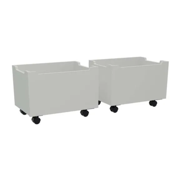 Vipack Set van 2 Laden - Forrest Beuk - Wit